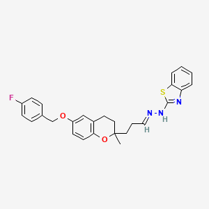 molecular formula C27H26FN3O2S B12387253 PPAR|A/|A agonist 3 