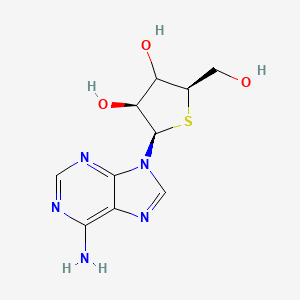 molecular formula C10H13N5O3S B12387290 (2R,3S,5R)-2-(6-aminopurin-9-yl)-5-(hydroxymethyl)thiolane-3,4-diol 