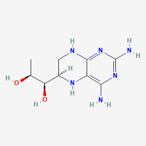 molecular formula C9H16N6O2 B1238733 4-Aminotetrahydrobiopterin CAS No. 185243-78-1