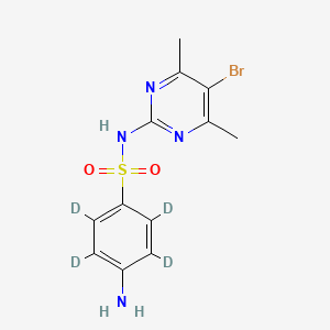 molecular formula C12H13BrN4O2S B12387332 Sulfabrom-d4 