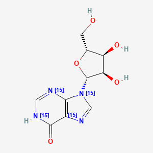 molecular formula C10H12N4O5 B12387355 Inosine-15N4 