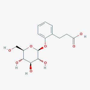 molecular formula C15H20O8 B1238738 二氢香豆素苷 