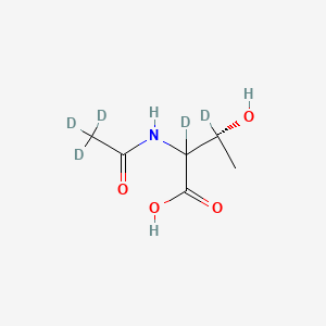 molecular formula C6H11NO4 B12387397 Acetyl-L-threonine-d5 