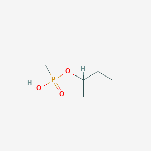 B123874 Methyl(3-methylbutan-2-yloxy)phosphinic acid CAS No. 151299-67-1