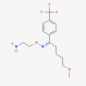 molecular formula C15H21F3N2O2 B1238741 Fluvoxamine, (Z)- CAS No. 89035-92-7