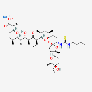 molecular formula C47H81N2NaO10S B12387422 Antitrypanosomal agent 13 