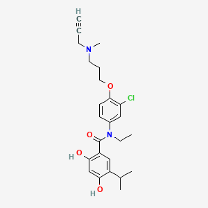 molecular formula C25H31ClN2O4 B12387424 Mao A/hsp90-IN-2 