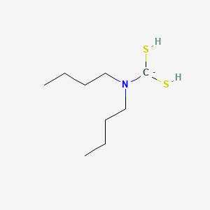 molecular formula C9H18NS2- B1238744 (二丁基氨基)甲硫醇 CAS No. 22296-18-0