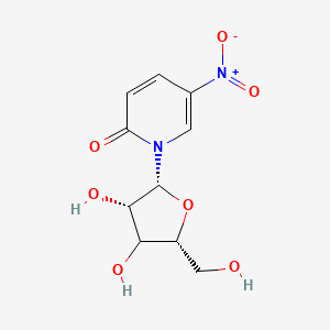 molecular formula C10H12N2O7 B12387450 1-(|A-D-Ribofuranosyl)-5-nitropyrine-2(1H)-one 