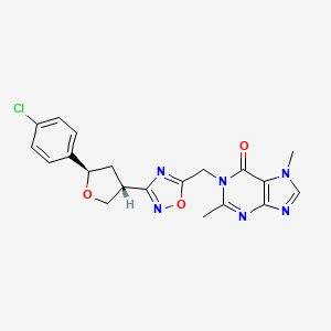 molecular formula C20H19ClN6O3 B12387464 Enq95fve4X 