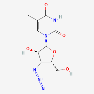 1-[(2R,3S,5S)-4-azido-3-hydroxy-5-(hydroxymethyl)oxolan-2-yl]-5-methylpyrimidine-2,4-dione