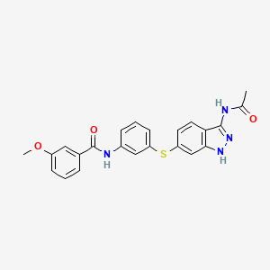 molecular formula C23H20N4O3S B12387486 Vegfr2-IN-4 