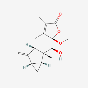 molecular formula C16H20O4 B12387493 8-epi-Chlorajapolide F 