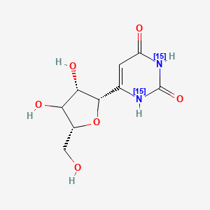 6-|A-D-Ribofuranosyl-2,4(1H,3H)-pyrimidinedione-15N2