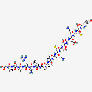 molecular formula C100H165N25O28S2 B12387521 H-Tyr-Ser-Met-Lys-Glu-Thr-Thr-Met-Lys-Ile-Ile-Pro-Phe-Asn-Arg-Leu-Ser-Ile-Gly-OH 