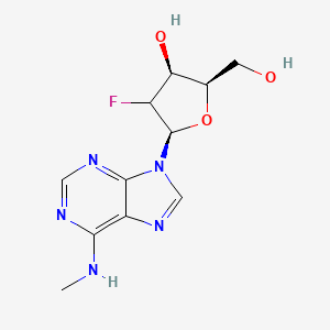 (2R,3S,5R)-4-fluoro-2-(hydroxymethyl)-5-[6-(methylamino)purin-9-yl]oxolan-3-ol