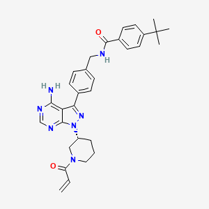 molecular formula C31H35N7O2 B12387549 Btk-IN-27 