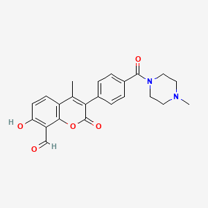 molecular formula C23H22N2O5 B12387551 IRE1|A kinase-IN-8 