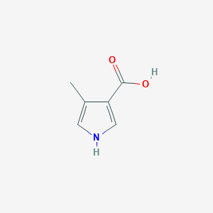 molecular formula C6H7NO2 B123876 4-甲基-1h-吡咯-3-羧酸 CAS No. 64276-66-0