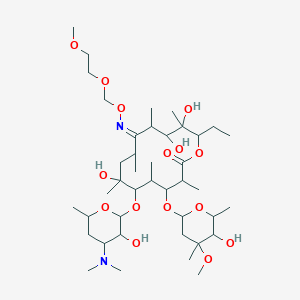 (10Z)-6-[4-(dimethylamino)-3-hydroxy-6-methyloxan-2-yl]oxy-14-ethyl-7,12,13-trihydroxy-4-(5-hydroxy-4-methoxy-4,6-dimethyloxan-2-yl)oxy-10-(2-methoxyethoxymethoxyimino)-3,5,7,9,11,13-hexamethyl-oxacyclotetradecan-2-one