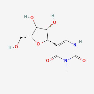 molecular formula C10H14N2O6 B12387652 3-Methyl-5-|A-D-ribofuranosyl-2,4(1H,3H)-pyrimidinedione 