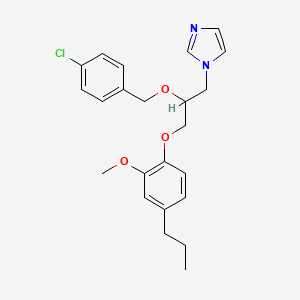 molecular formula C23H27ClN2O3 B12387658 Antifungal agent 68 