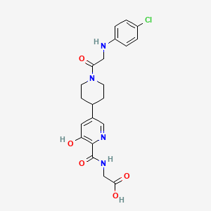 molecular formula C21H23ClN4O5 B12387693 Phd2-IN-1 