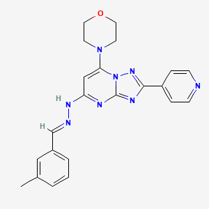 molecular formula C22H22N8O B12387721 PIKfyve-IN-2 