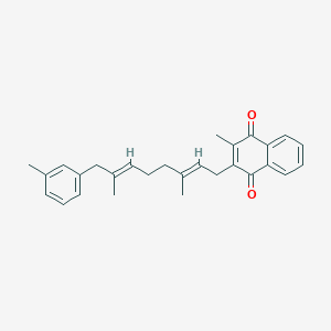 molecular formula C28H30O2 B12387723 SARS-CoV-2-IN-66 