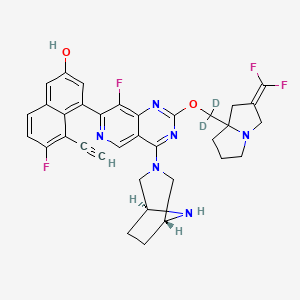 molecular formula C34H30F4N6O2 B12387735 Krasg12D-IN-1 