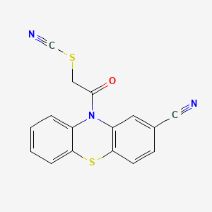 molecular formula C16H9N3OS2 B12387773 SARS-CoV-2 3CLpro-IN-17 