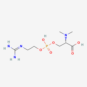 molecular formula C8H19N4O6P B1238780 地中海贫血素 CAS No. 40524-74-1