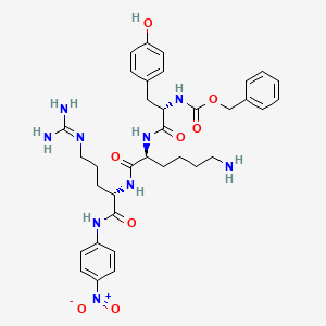 molecular formula C35H45N9O8 B12387806 Z-Tyr-Lys-Arg-pNA 