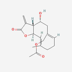 molecular formula C17H22O5 B1238782 卵叶素 CAS No. 50886-56-1