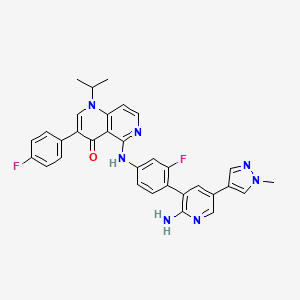 molecular formula C32H27F2N7O B12387825 Axl-IN-17 