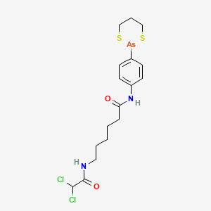 molecular formula C17H23AsCl2N2O2S2 B12387832 Pdk-IN-2 