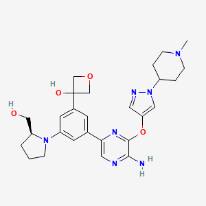 molecular formula C27H35N7O4 B12387928 Hpk1-IN-37 