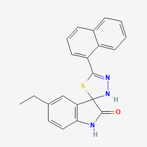 molecular formula C21H17N3OS B12387994 Gpr68-IN-1 