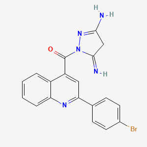 molecular formula C19H14BrN5O B12388025 DNA Gyrase-IN-8 