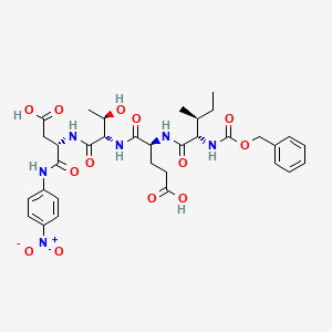 molecular formula C33H42N6O13 B12388040 Cbz-Ile-Glu-Thr-Asp-pNA 