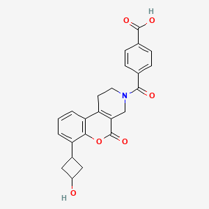 molecular formula C24H21NO6 B12388044 Mthfd2-IN-1 