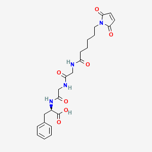 molecular formula C23H28N4O7 B12388064 MC-Gly-Gly-D-Phe 