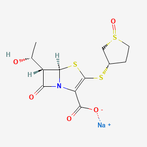 molecular formula C12H14NNaO5S3 B12388092 Sulopenem sodium CAS No. 112294-81-2