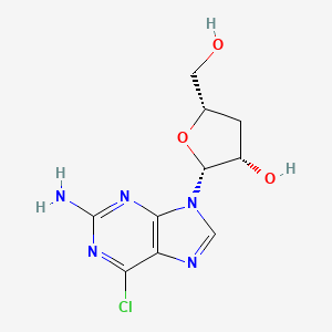 (2R,3S,5S)-2-(2-amino-6-chloropurin-9-yl)-5-(hydroxymethyl)oxolan-3-ol