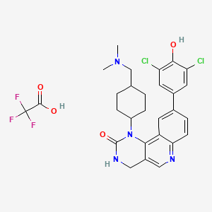 molecular formula C28H29Cl2F3N4O4 B12388138 Hth-01-091 (tfa) 