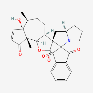 molecular formula C28H29NO6 B12388173 Anticancer agent 160 