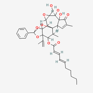 molecular formula C37H44O10 B1238818 Gnididin CAS No. 55306-11-1