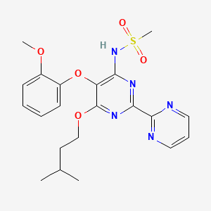 molecular formula C21H25N5O5S B12388193 ET receptor antagonist 1 