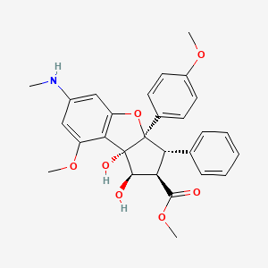 molecular formula C28H29NO7 B12388196 eIF4A3-IN-15 