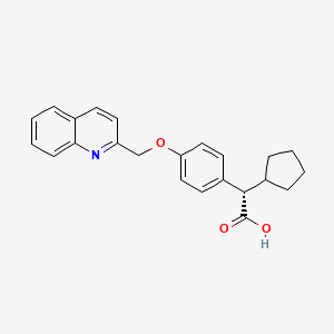 molecular formula C23H23NO3 B12388216 (S)-Veliflapon 